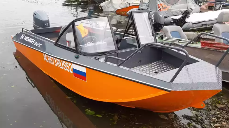 Алюминиевый катер Неман-500 DC в Комсомольске-на-Амуре