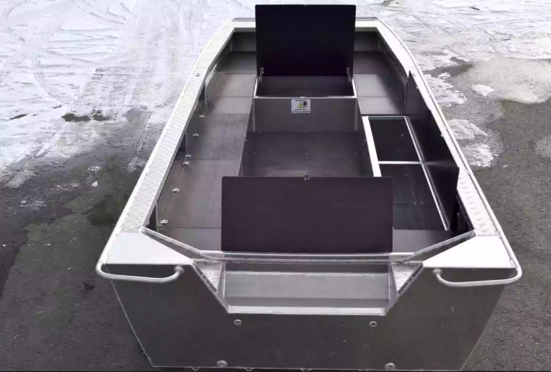 Алюминиевая лодка Wyatboat-490 Jonboat в Комсомольске-на-Амуре
