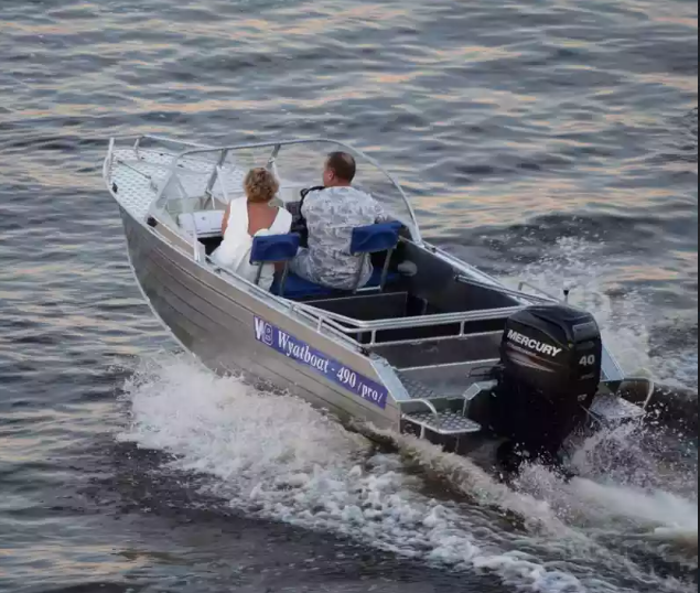 Алюминиевый катер Wyatboat-490 Pro в Комсомольске-на-Амуре