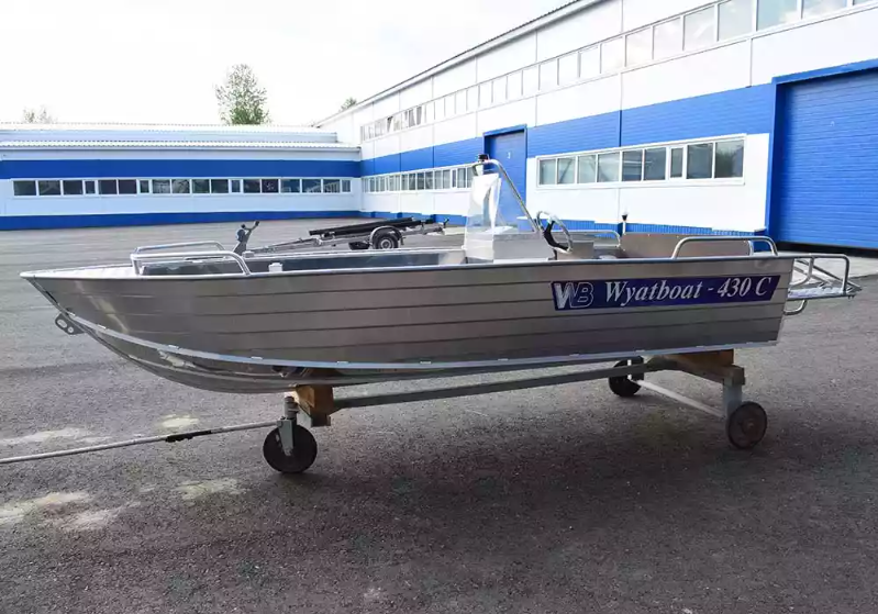 Алюминиевый катер Wyatboat-430 C в Комсомольске-на-Амуре