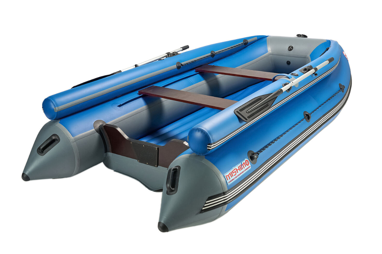 КОМПЛЕКТ ЛОДКА MISHIMO FAMILY LITE 370 + МОТОР MARLIN MP 9.9 AMHS PROLINE FORCE в Комсомольске-на-Амуре