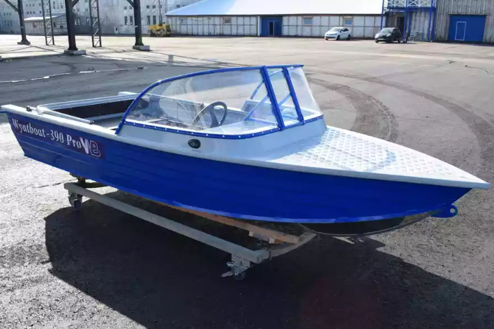 Алюминиевый катер Wyatboat-390 Pro в Комсомольске-на-Амуре