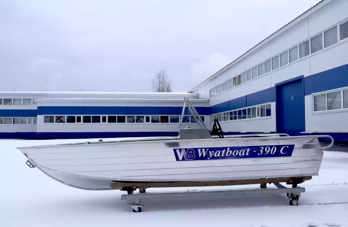 Алюминиевый катер Wyatboat-390 C в Комсомольске-на-Амуре