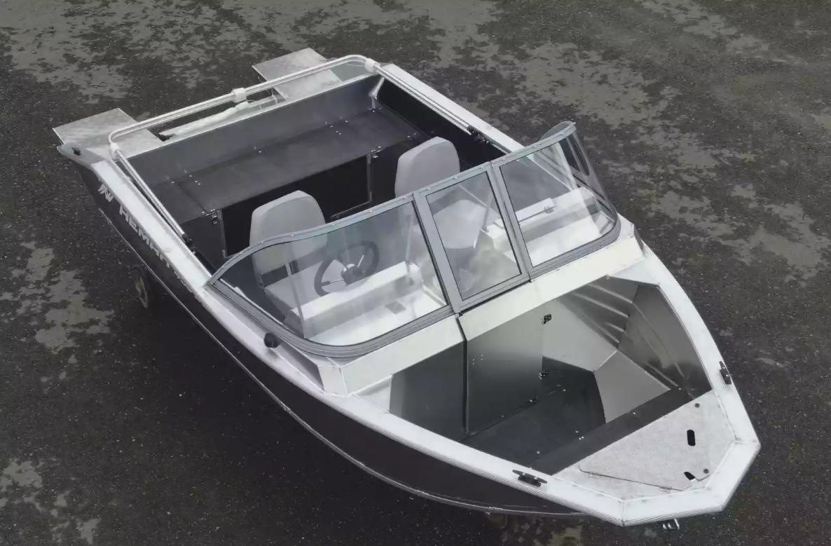 Алюминиевый катер Неман-450 DC NEW без покраски в Комсомольске-на-Амуре