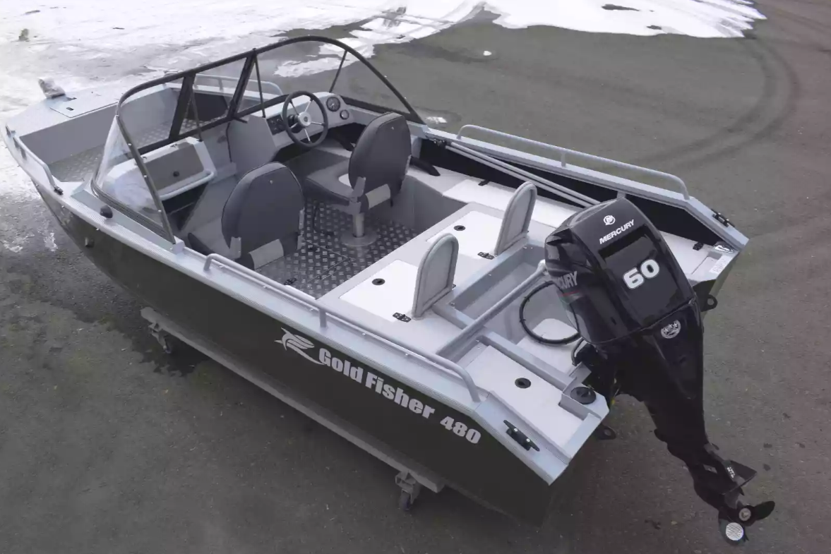 Алюминиевый катер Gold Fisher 480 DCM FISH в Комсомольске-на-Амуре