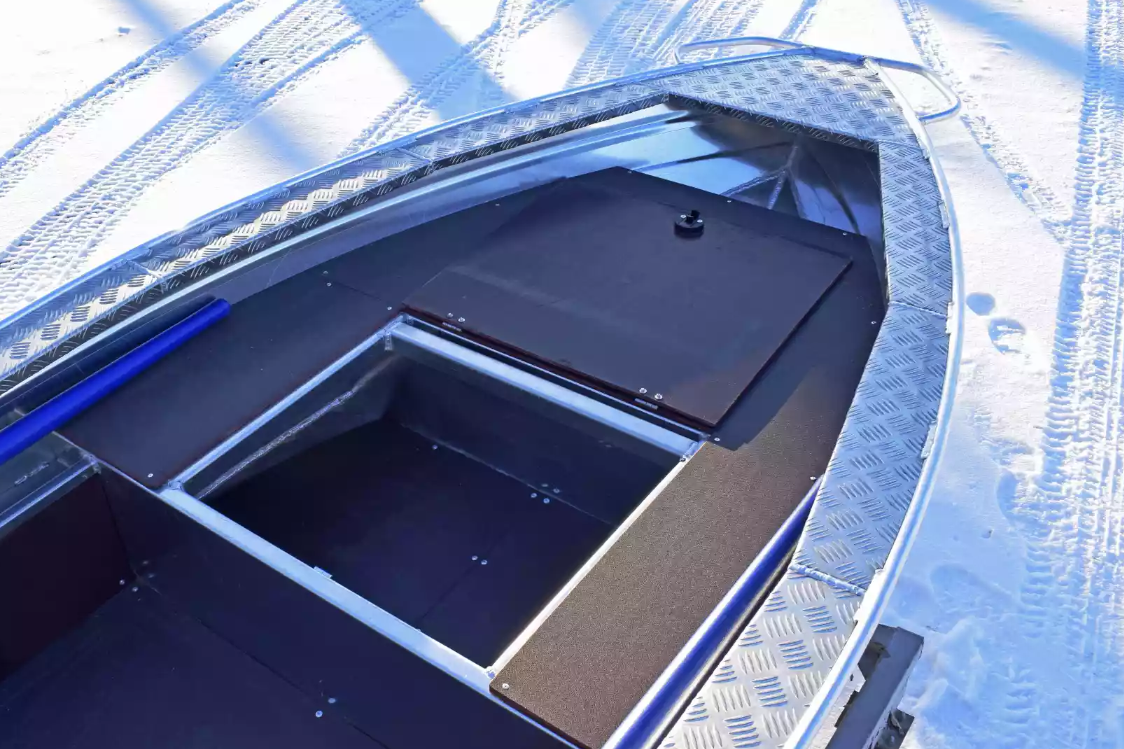 Алюминиевая лодка Wyatboat-370 Р FISH в Комсомольске-на-Амуре