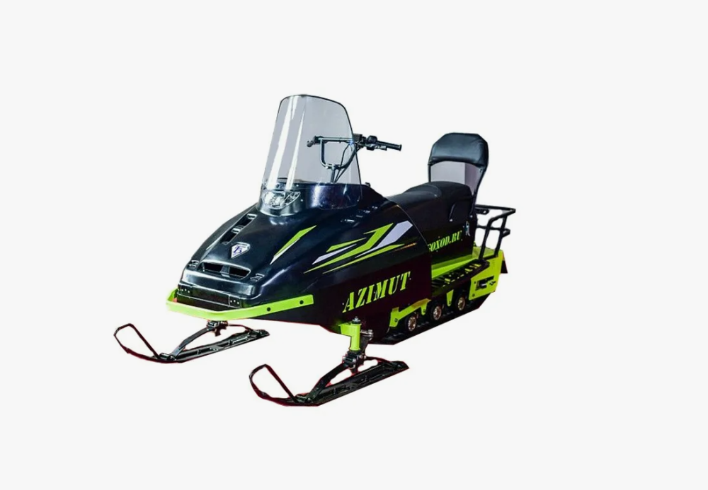 Миниснегоход Бурлак Азимут 20 л.с. , эл.запуск, реверс, тормоз гидравл, капот черный в Комсомольске-на-Амуре