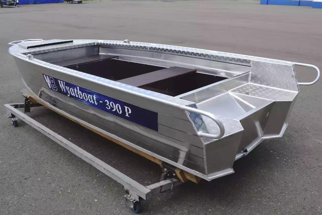Алюминиевая лодка Wyatboat-390Р PRO в Комсомольске-на-Амуре