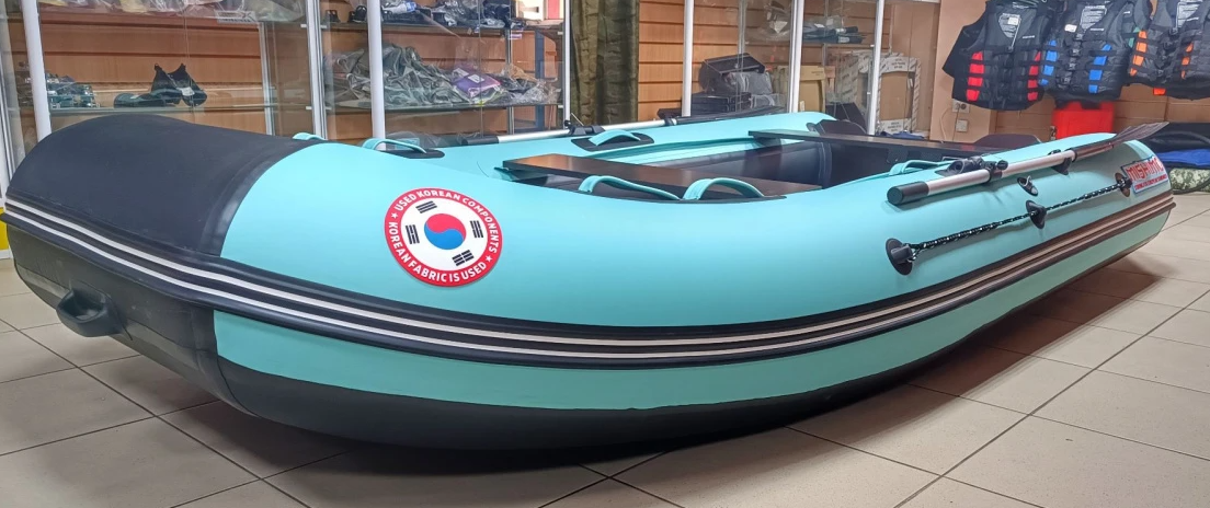 КОМПЛЕКТ ЛОДКА MISHIMO LITE 315 + МОТОР 5л.с в Комсомольске-на-Амуре