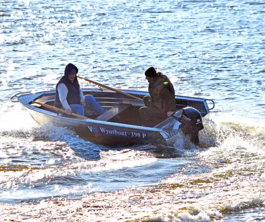 Алюминиевая лодка Wyatboat-390 P в Комсомольске-на-Амуре