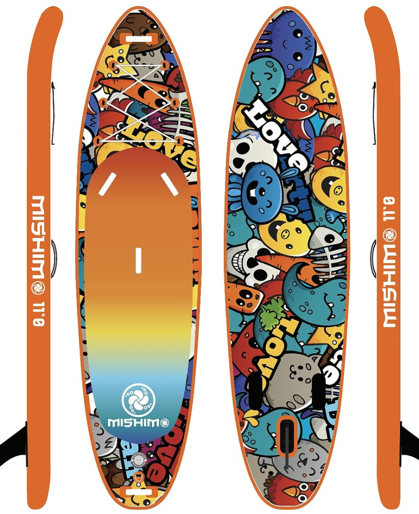 SUP (САП) Доска MISHIMO CRAZY-LINE 10.6’ (325см) в Комсомольске-на-Амуре