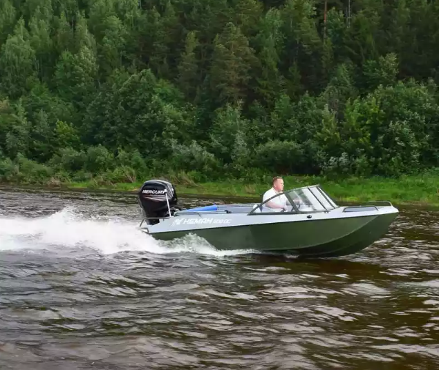 Алюминиевый катер Неман 500 DC водомёт в Комсомольске-на-Амуре