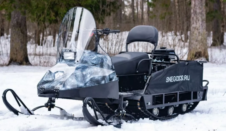Миниснегоход Егерь Экспедитор 20 л.с. , реверс, тормоз, капот белый в Комсомольске-на-Амуре