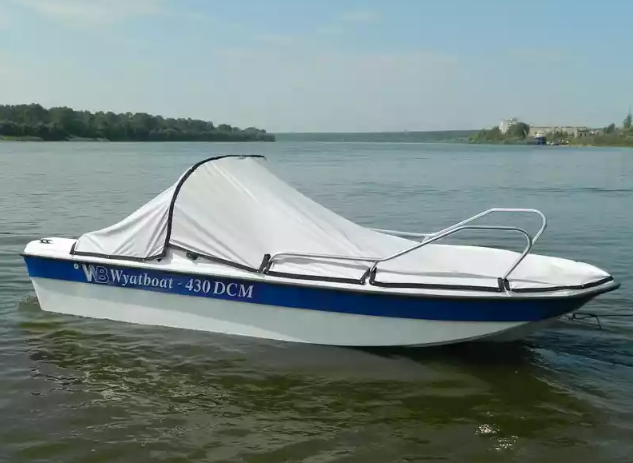 Стеклопластиковый катер Wyatboat-430 DCM (тримаран) в Комсомольске-на-Амуре