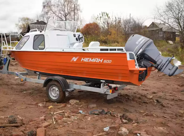 Алюминиевый катер Неман-500 (каютный) в Комсомольске-на-Амуре