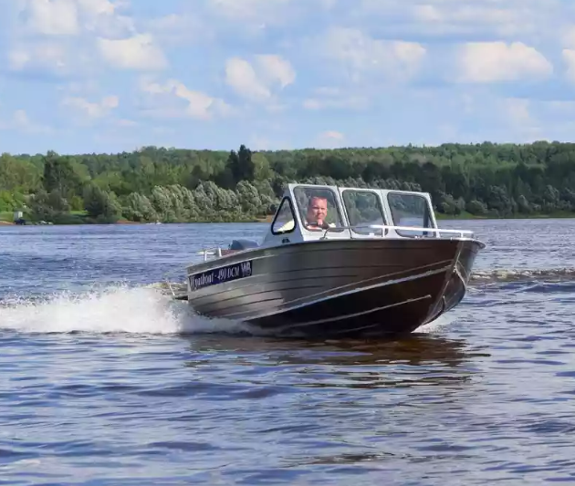 Алюминиевый катер Wyatboat-490 DCM Pro в Комсомольске-на-Амуре