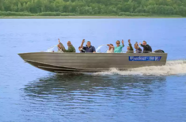 Алюминиевый катер Wyatboat-700 в Комсомольске-на-Амуре