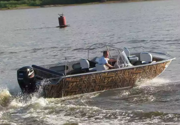 Алюминиевый катер Wyatboat-660 в Комсомольске-на-Амуре