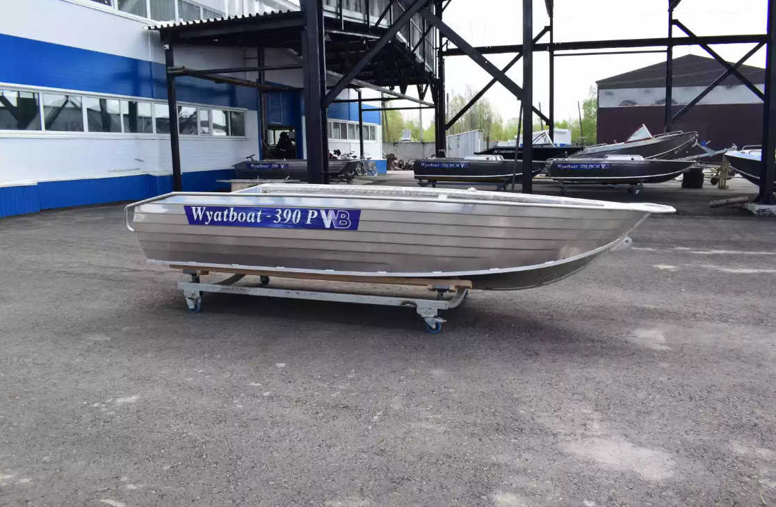 Алюминиевая лодка Wyatboat-390Р Увеличенный борт в Комсомольске-на-Амуре