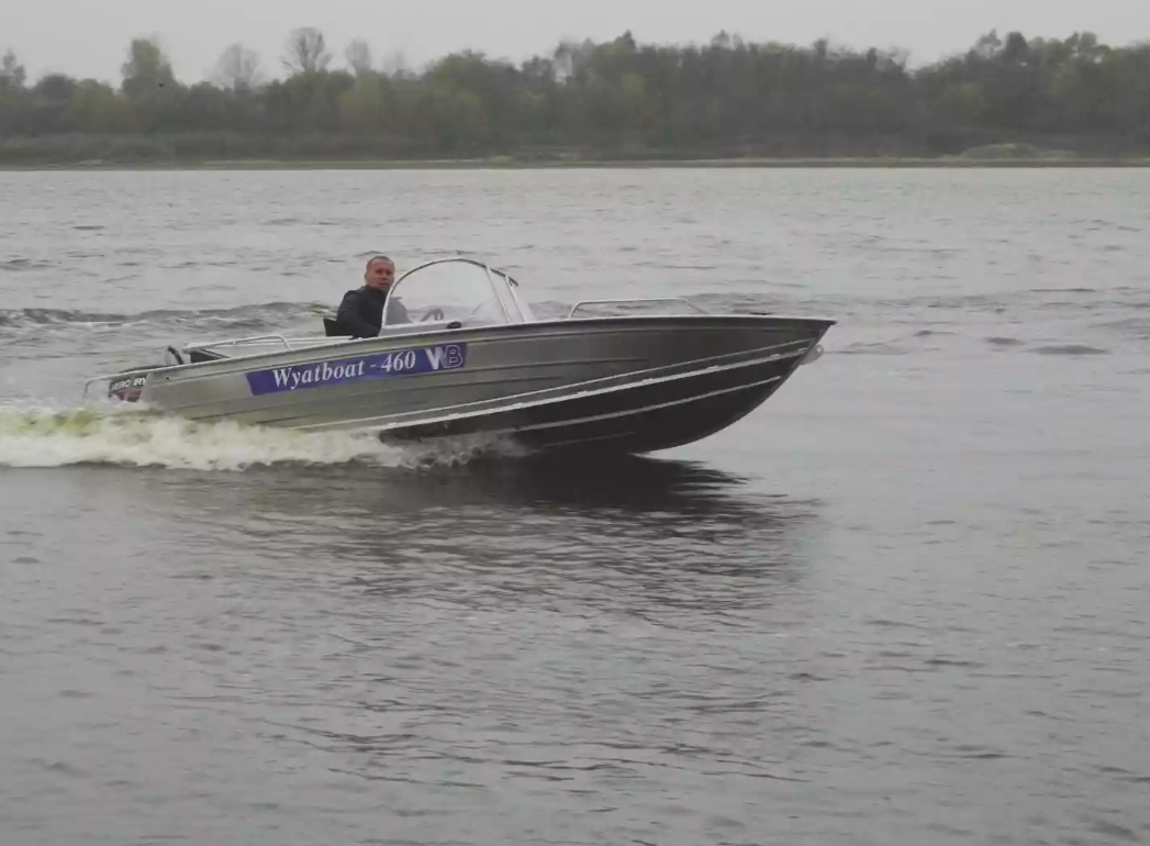 Алюминиевый катер Wyatboat-460 DCM в Комсомольске-на-Амуре