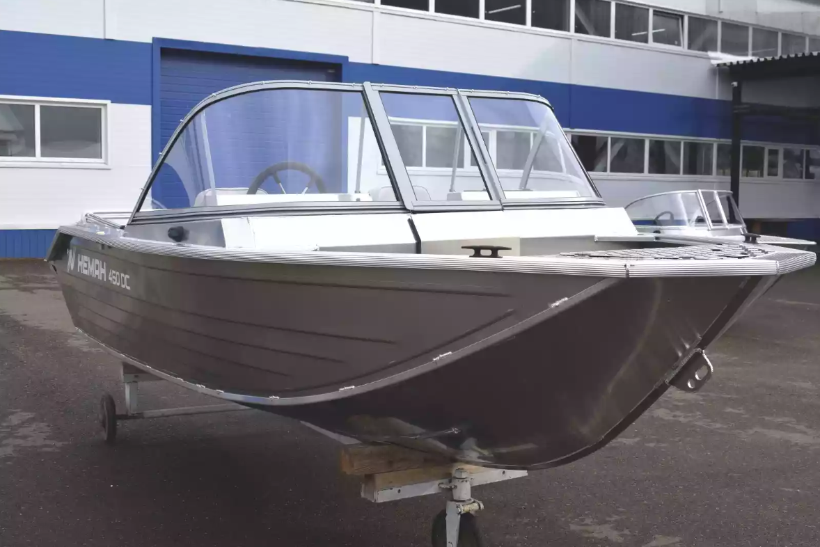 Алюминиевый катер Неман-450 DC NEW без покраски в Комсомольске-на-Амуре