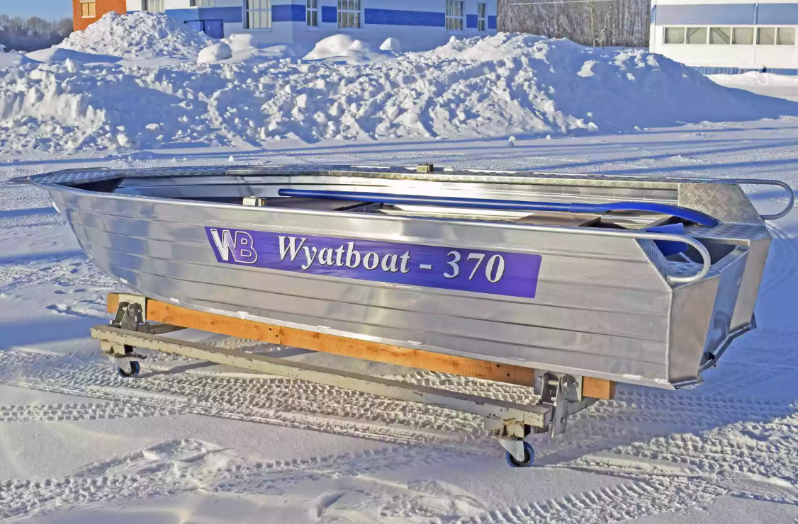 Алюминиевая лодка Wyatboat-370 Р FISH в Комсомольске-на-Амуре