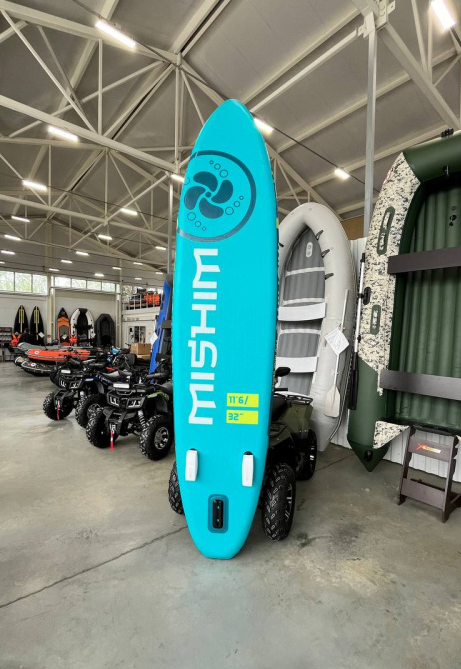 SUP (САП) Доска MISHIMO PRO-MAX Light Teal 11’ (335см) в Комсомольске-на-Амуре