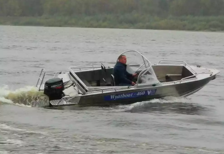 Алюминиевый катер Wyatboat-460 DCM в Комсомольске-на-Амуре