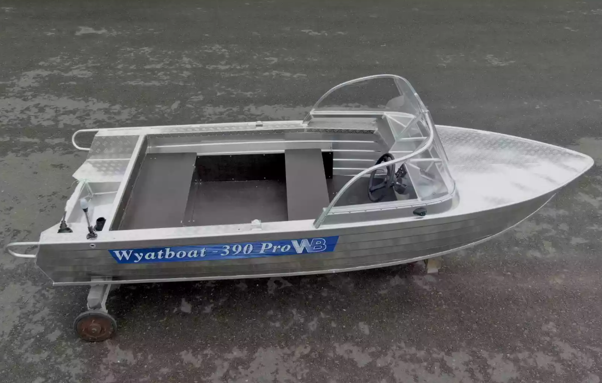 Алюминиевый катер Wyatboat-390 Pro в Комсомольске-на-Амуре