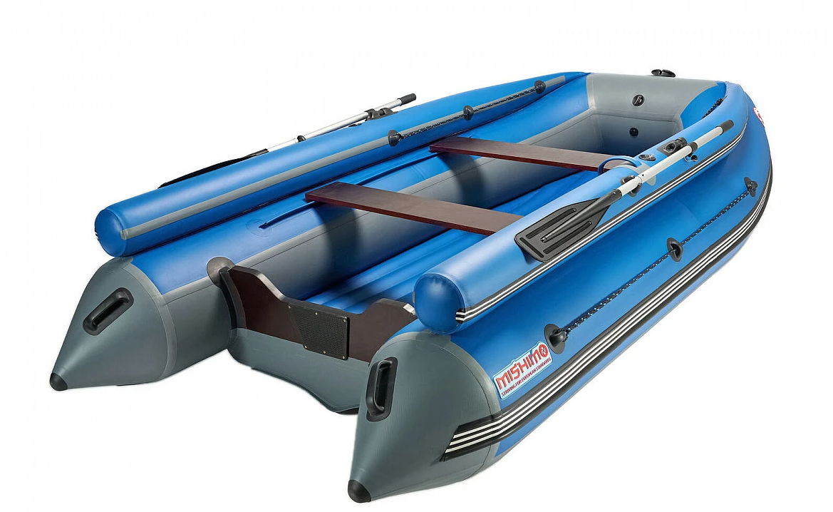 КОМПЛЕКТ ЛОДКА MISHIMO FAMILY LITE 350 + МОТОР 9,9 (15) Л.С. в Комсомольске-на-Амуре