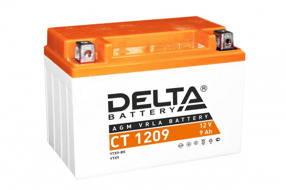 Аккумулятор Delta CT 1209 (12V / 9Ah) в Комсомольске-на-Амуре
