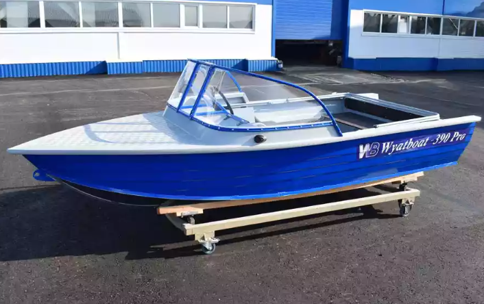 Алюминиевый катер Wyatboat-390 Pro в Комсомольске-на-Амуре