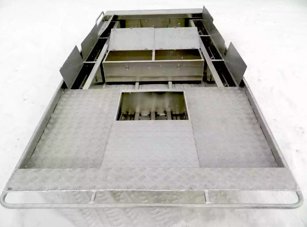 Алюминиевая лодка Wyatboat-390 Jonboat в Комсомольске-на-Амуре