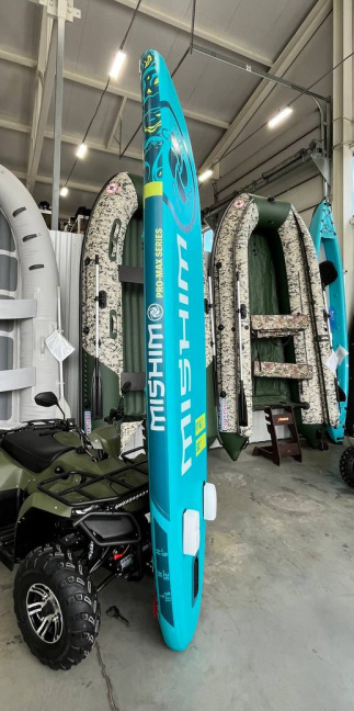 SUP (САП) Доска MISHIMO PRO-MAX Light Teal 11’ (335см) в Комсомольске-на-Амуре