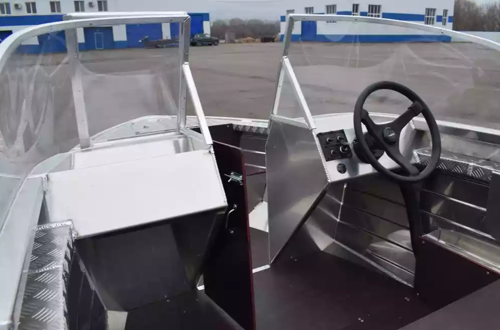 Алюминиевая лодка Wyatboat-390 DCM Увеличенный борт в Комсомольске-на-Амуре