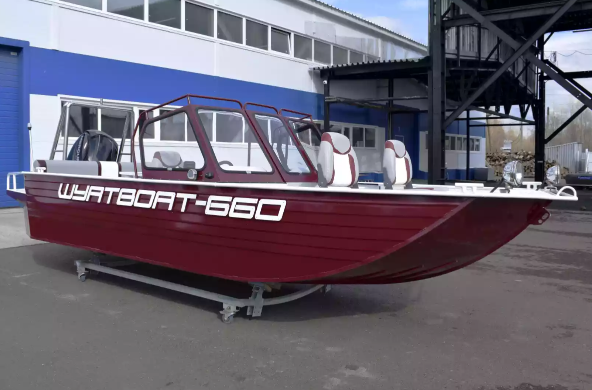 Алюминиевый катер Wyatboat-660 в Комсомольске-на-Амуре