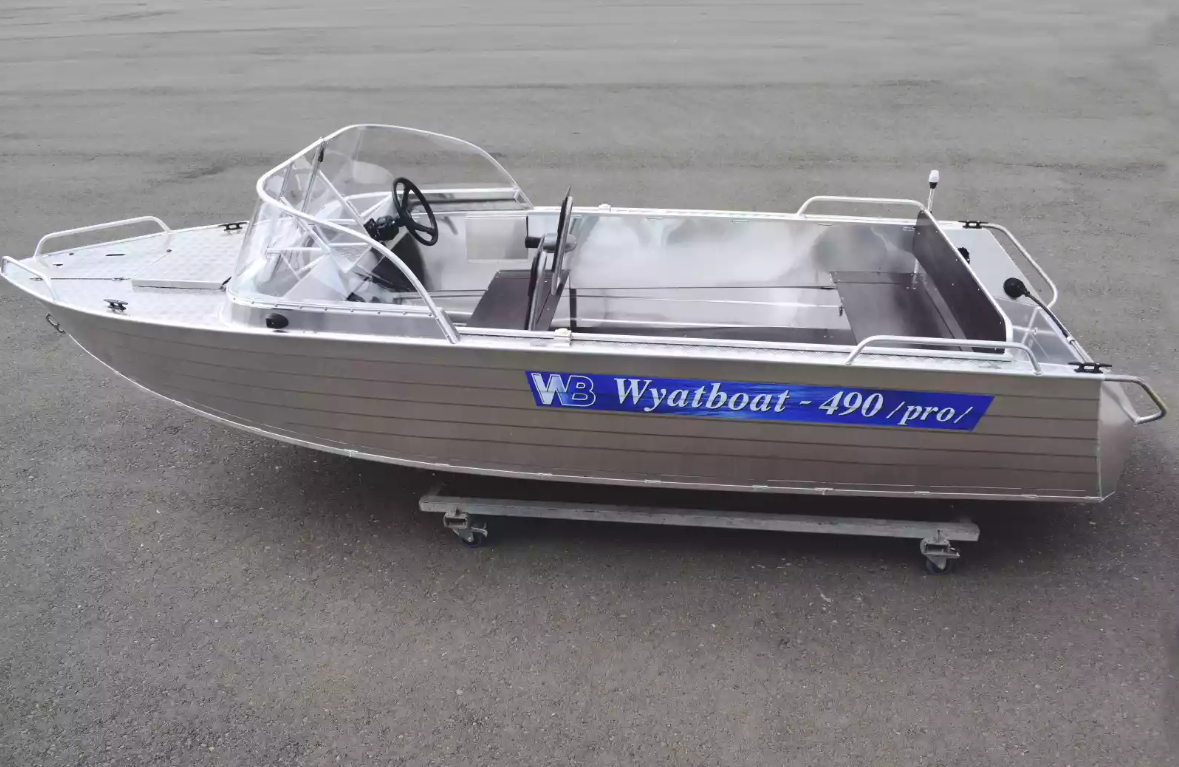Алюминиевый катер Wyatboat-490 Pro в Комсомольске-на-Амуре