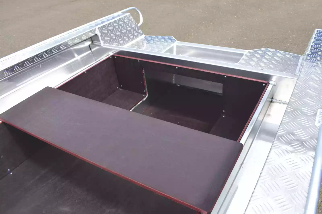 Алюминиевая лодка Wyatboat-390Р PRO в Комсомольске-на-Амуре