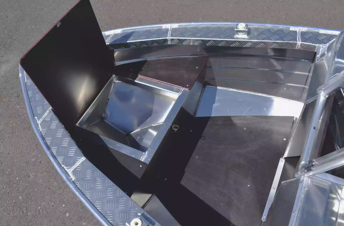 Алюминиевая лодка Wyatboat-390 DCM в Комсомольске-на-Амуре