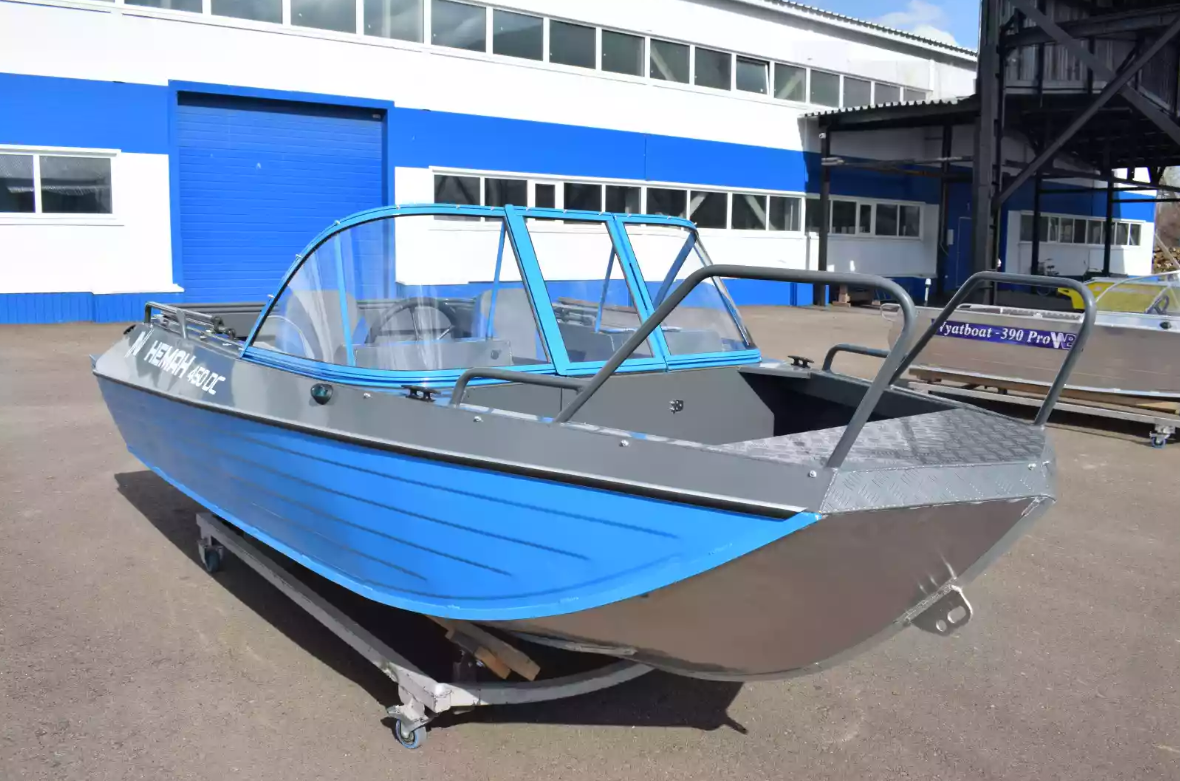 Алюминиевый катер Неман-450 DC в Комсомольске-на-Амуре