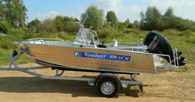 Алюминиевый катер Wyatboat-490 DCM в Комсомольске-на-Амуре