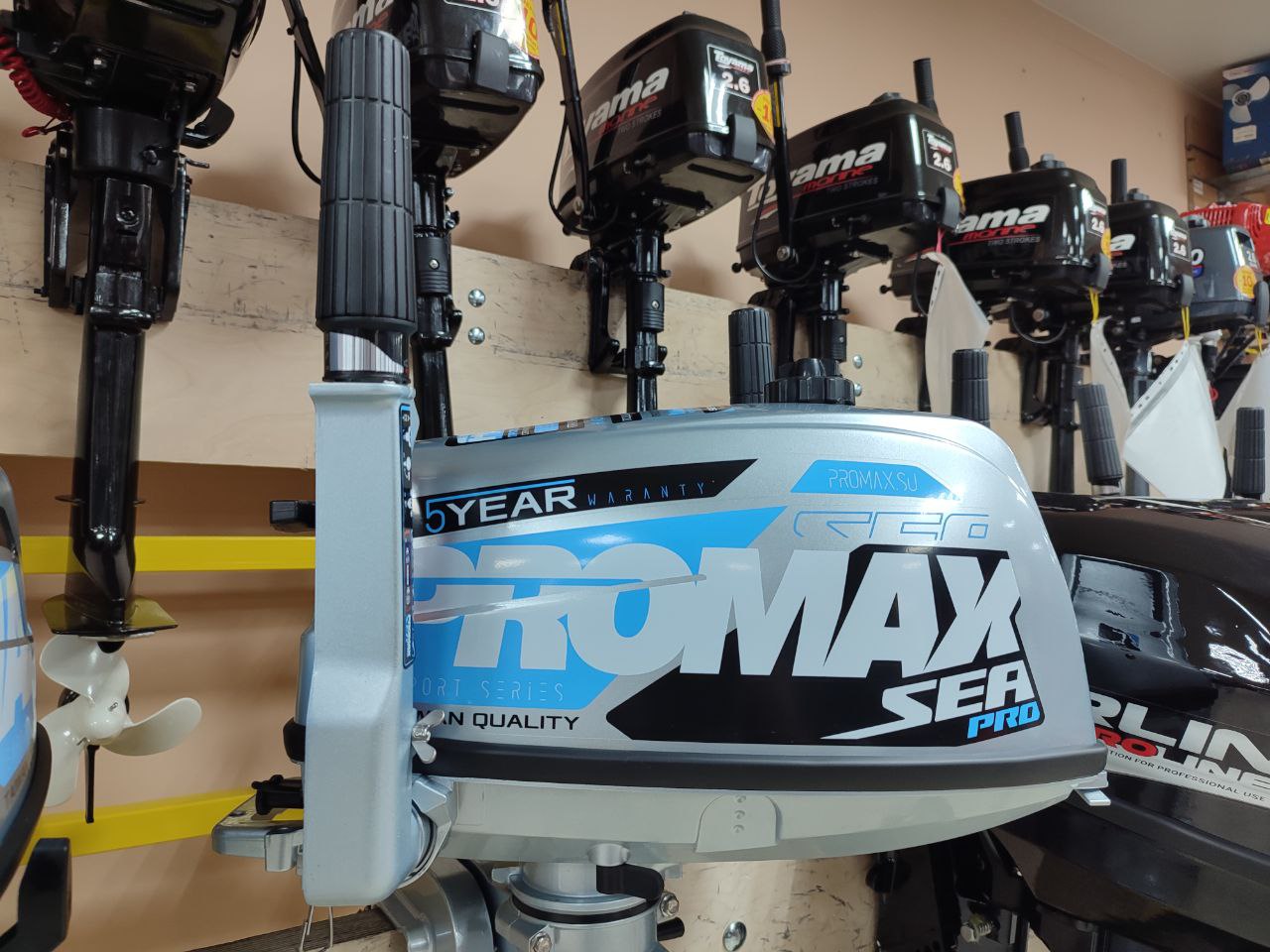 Лодочный мотор PROMAX SP5FHS (внешний бак 12 л) в Комсомольске-на-Амуре