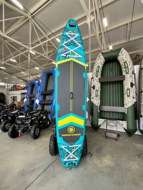 SUP (САП) Доска MISHIMO PRO-MAX Light Teal 11’ (335см) в Комсомольске-на-Амуре