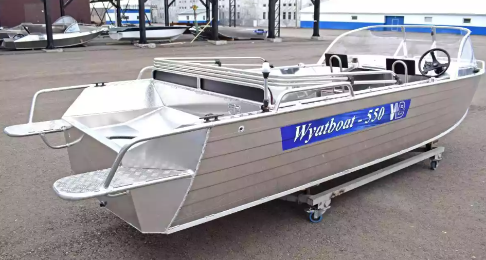 Алюминиевый катер Wyatboat-550 Pro в Комсомольске-на-Амуре