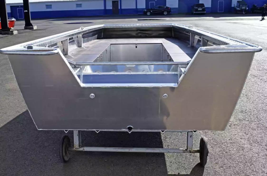 Алюминиевая лодка Wyatboat-490 Jonboat в Комсомольске-на-Амуре