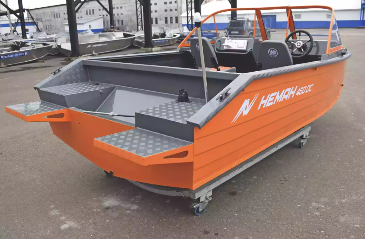Алюминиевый катер Неман-480 DCM FISH в Комсомольске-на-Амуре
