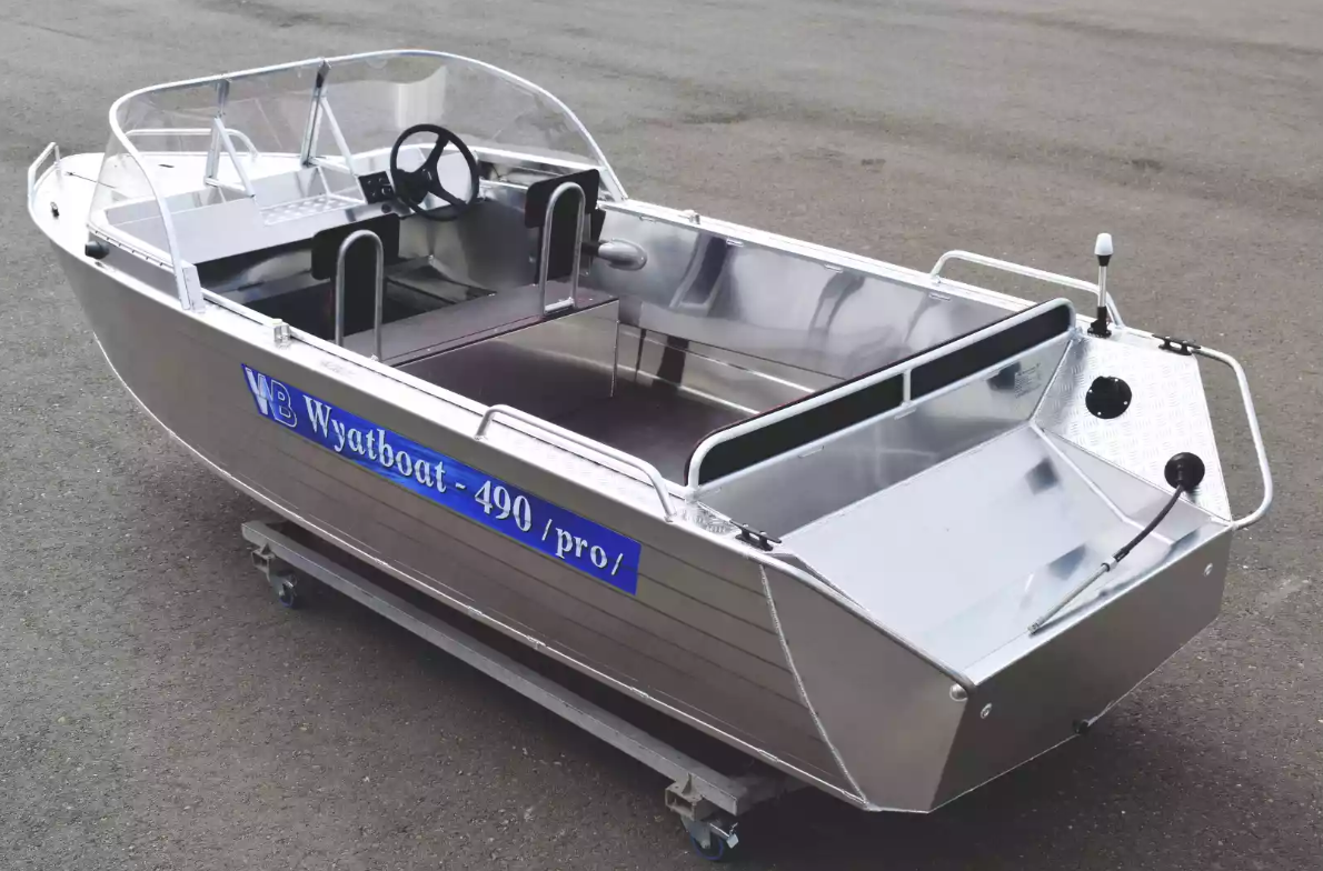 Алюминиевый катер Wyatboat-490 Pro в Комсомольске-на-Амуре