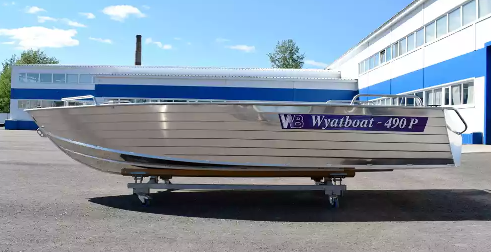 Алюминиевая лодка Wyatboat-490 P в Комсомольске-на-Амуре