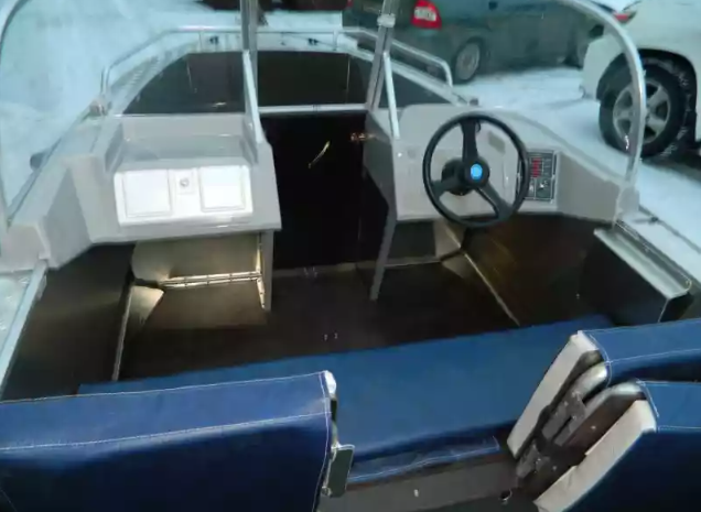 Алюминиевый катер Wyatboat-430T DCM Трансформер в Комсомольске-на-Амуре