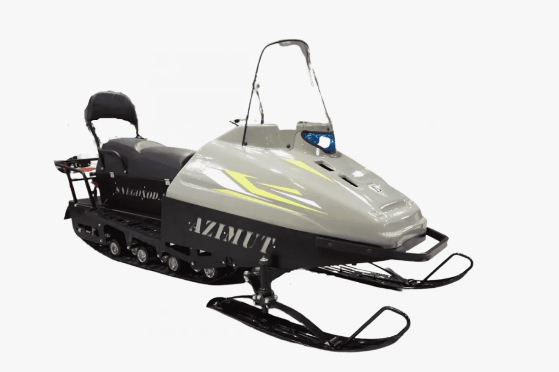 Миниснегоход Бурлак Азимут 20 л.с. , эл.запуск, реверс, тормоз гидравл, капот серый в Комсомольске-на-Амуре